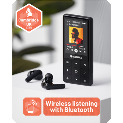 Oakcastle MP3 Bluetooth Player + Wired Earphones