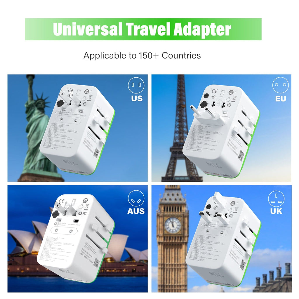 GlocalMe RoamPlug, Four-in-One Universal Travel Adapter
