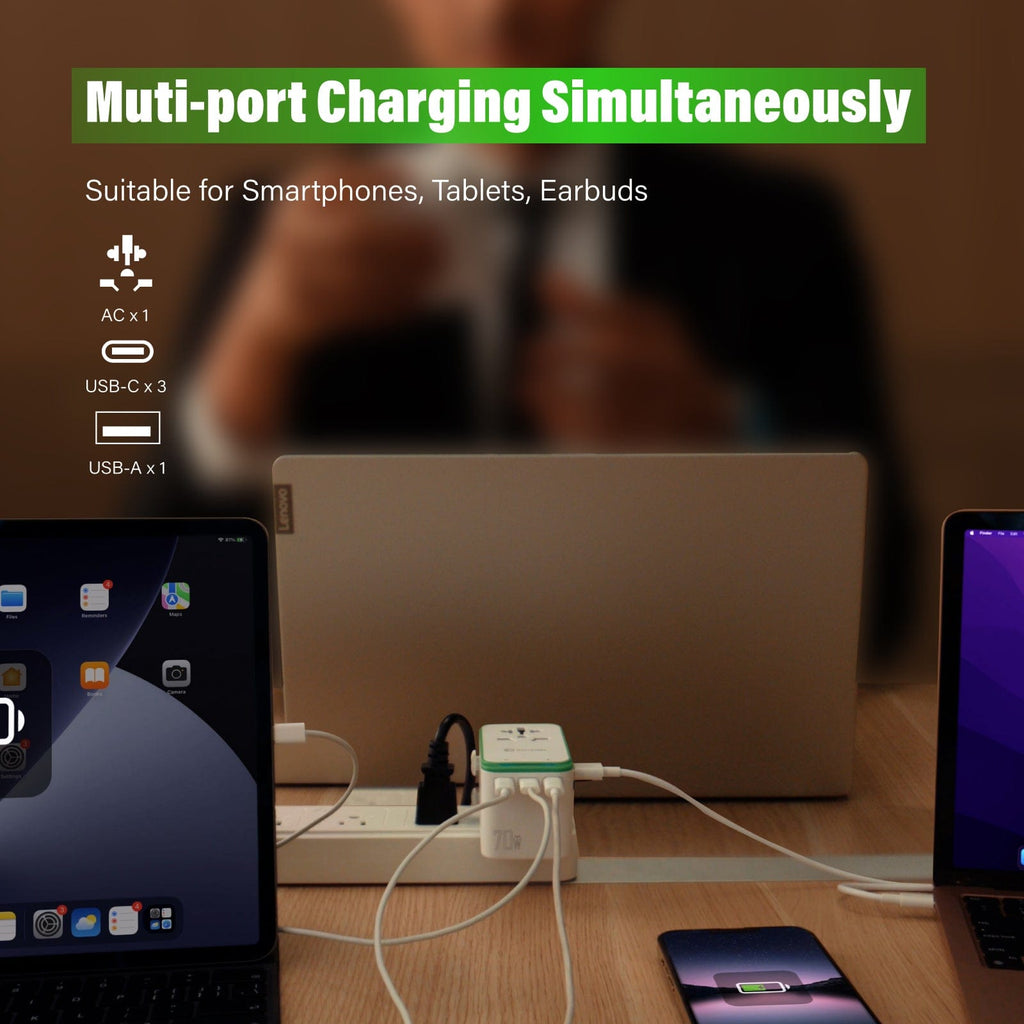 GlocalMe RoamPlug, Four-in-One Universal Travel Adapter