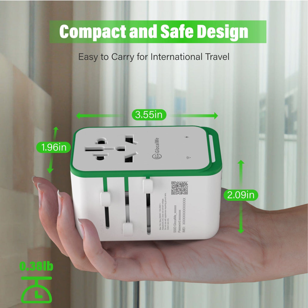GlocalMe RoamPlug, Four-in-One Universal Travel Adapter