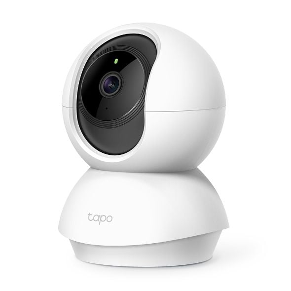 TP-Link, Tapo C210T, Pan/Tilt 360º, Home Security, Wi-Fi Camera, 2K, Ultra HD 3MP, Two-way Audio, Motion Detection, Night Vision, Smartphone Control