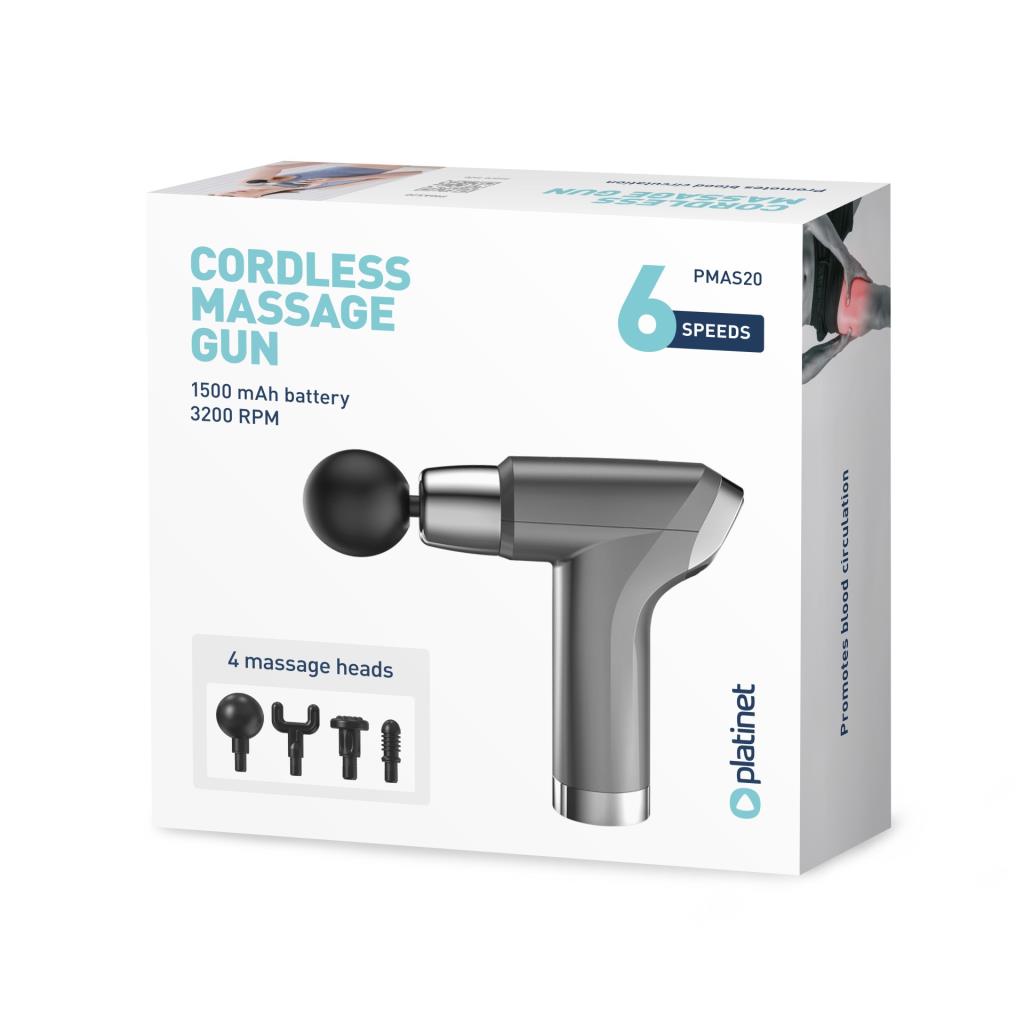 Platinet Massage Gun with 4 Tips