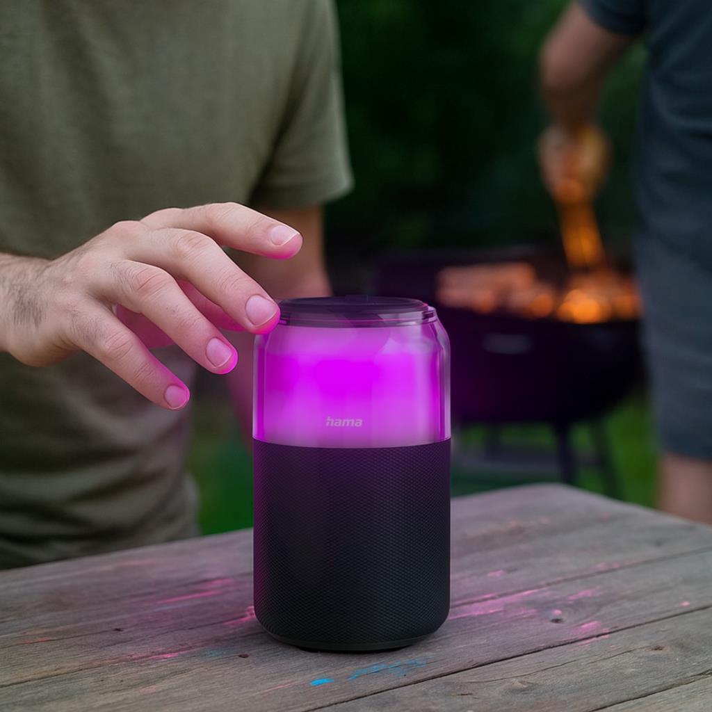 Hama Can Speaker with LED Light