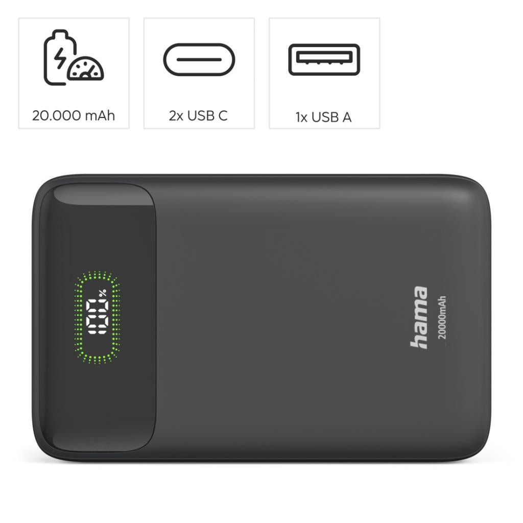 Hama 20,000 mah Powerbank