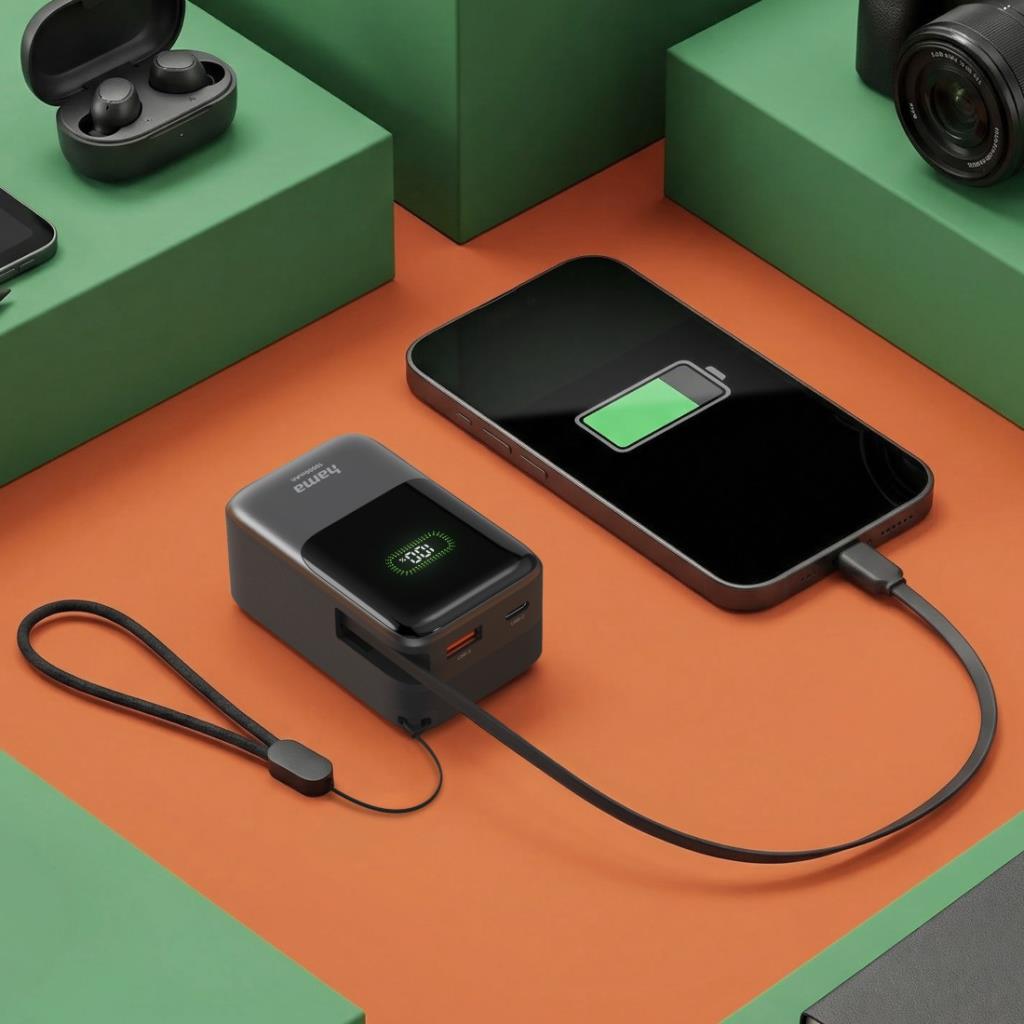 Hama Roll Up Powerbank 10,000 MAH