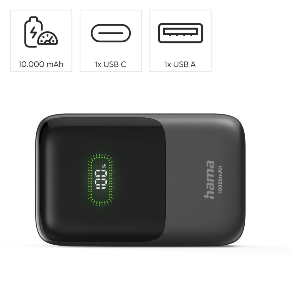 Hama Roll Up Powerbank 10,000 MAH