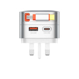 LD 33W GaN Power Adaptor with Retractable Cable