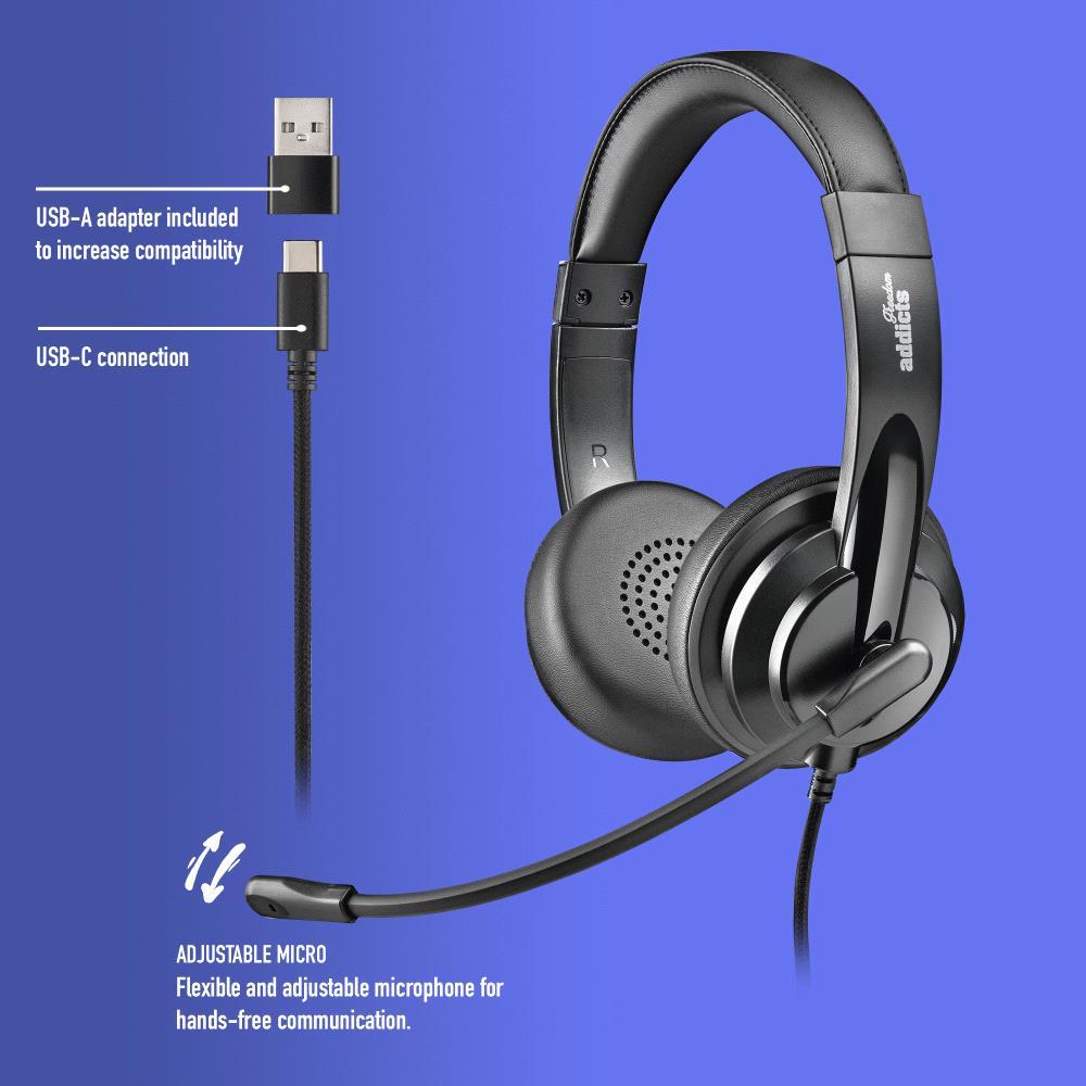 NGS USB-C HEADSET & USB ADAPTOR