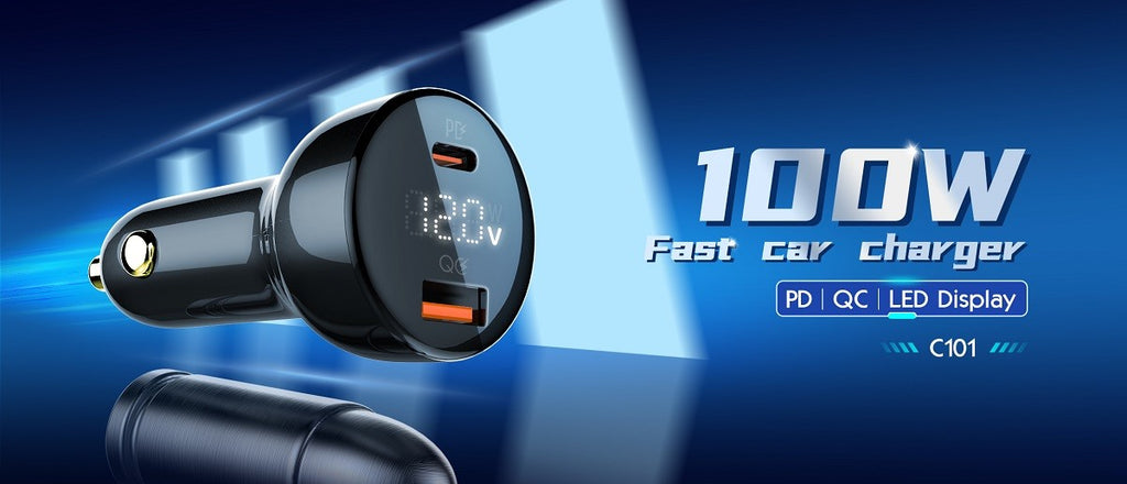 LDNIO Car 12v 100w Laptop charger