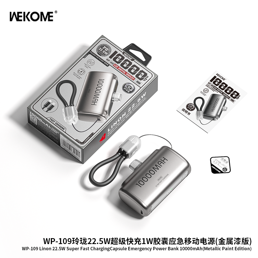 PRO Powerclip Powerbank USB-C and Lightning
