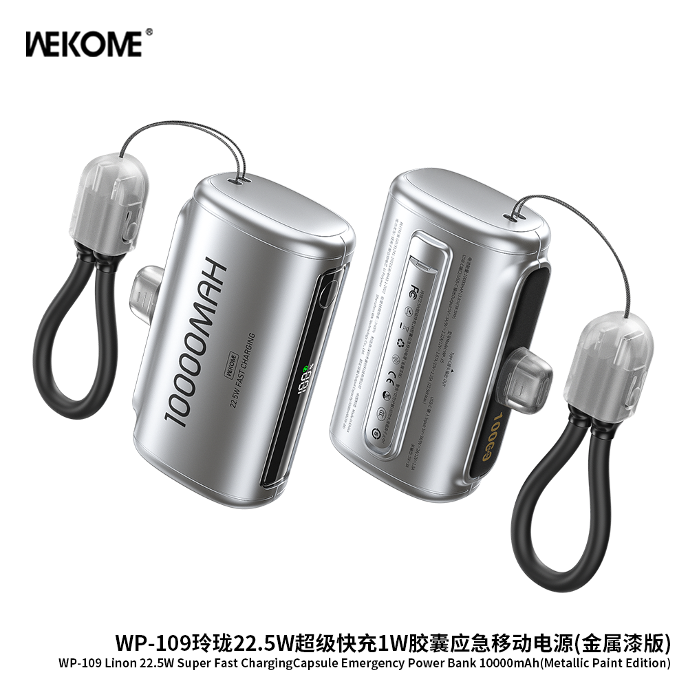 PRO Powerclip Powerbank USB-C and Lightning