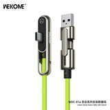 WEKOME 240W 1.2M USB-C+USB-A-USB-C