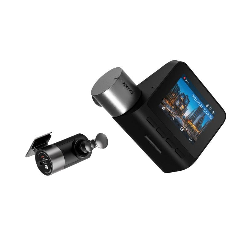 Xiaomi, 70mai Dash Cam Pro Plus + Rear Cam Set, GPS, Wifi, Night-Mode, Lane & Distance Tracking, 2.7K Ultra HD Video