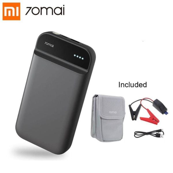 Xiaomi, 70Mai, Jump Starter & PowerBank, Car/Bike/Truck/Van/SUV - USB, Type-C, Flashlight, 11,000mAh