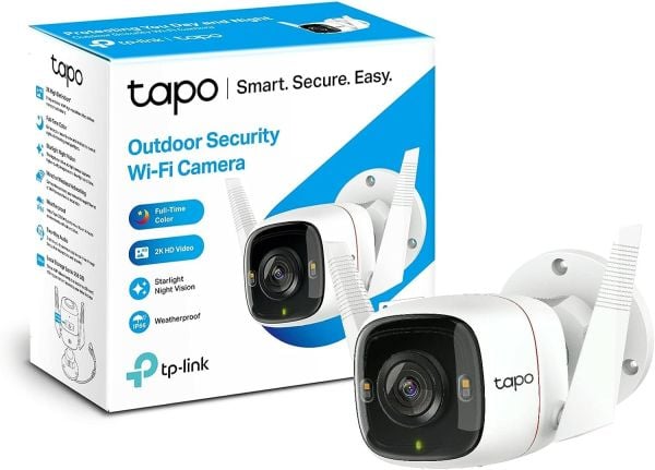 TP-Link Tapo 2K QHD Outdoor Security Camera IP66 Weatherproof