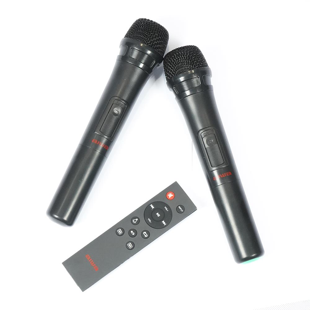 Aiwa BT800 800w Dual Wireless Mic PA