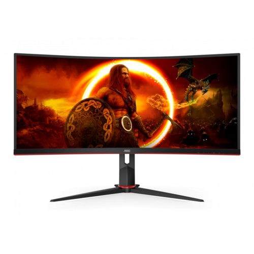 AOC 34” GAMING CURVED VA 180HZ WQHD TIS
