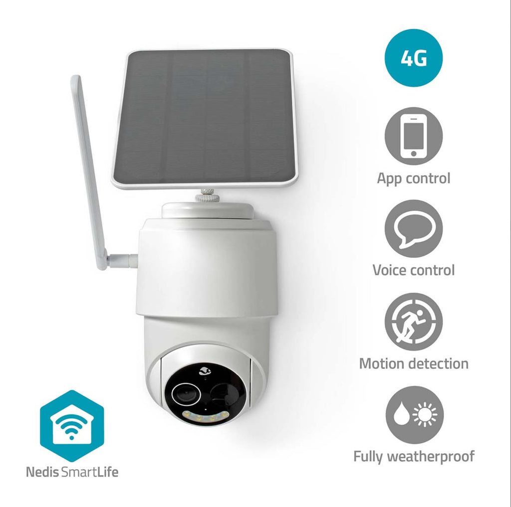 Nedis 4g Fully Wireless Remote Smart Security Camera