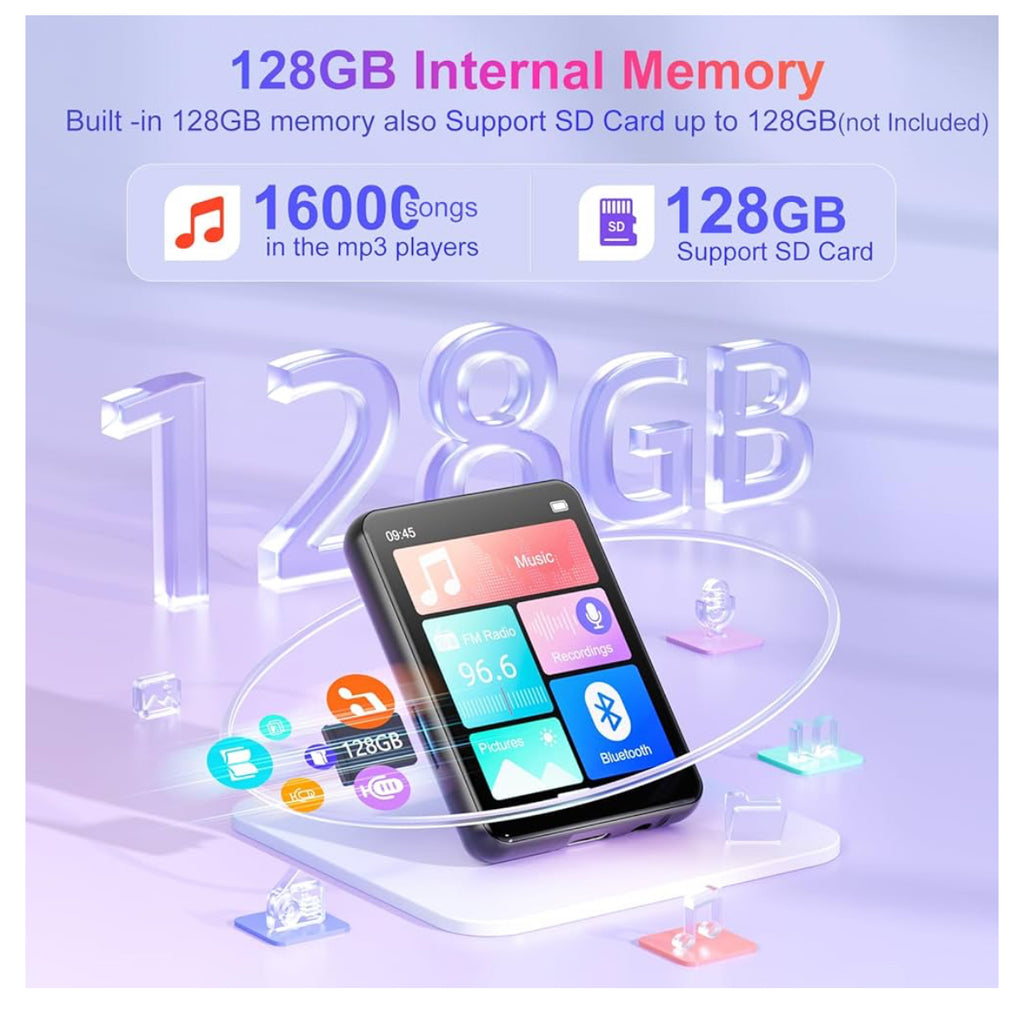 128gb Bluetooth MP3 player