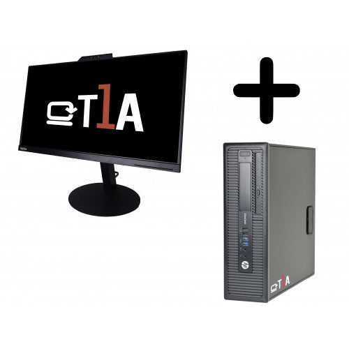HP Small form factor PC and 23.8