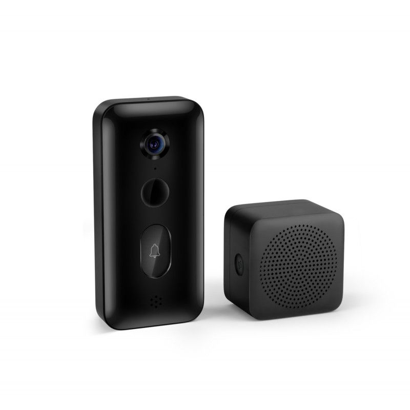 Xiaomi, Smart Doorbell 3, Wifi, 2K HD, Live Video & Audio, Chime, Night Vision, Motion Detection, AI Human Detection, Internal Battery (4.8 Months), 5200mAh