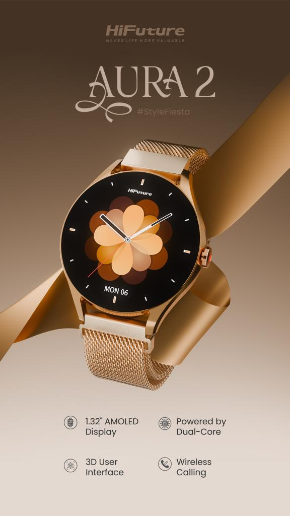 HF Aura 2 Smart Fitness Watch