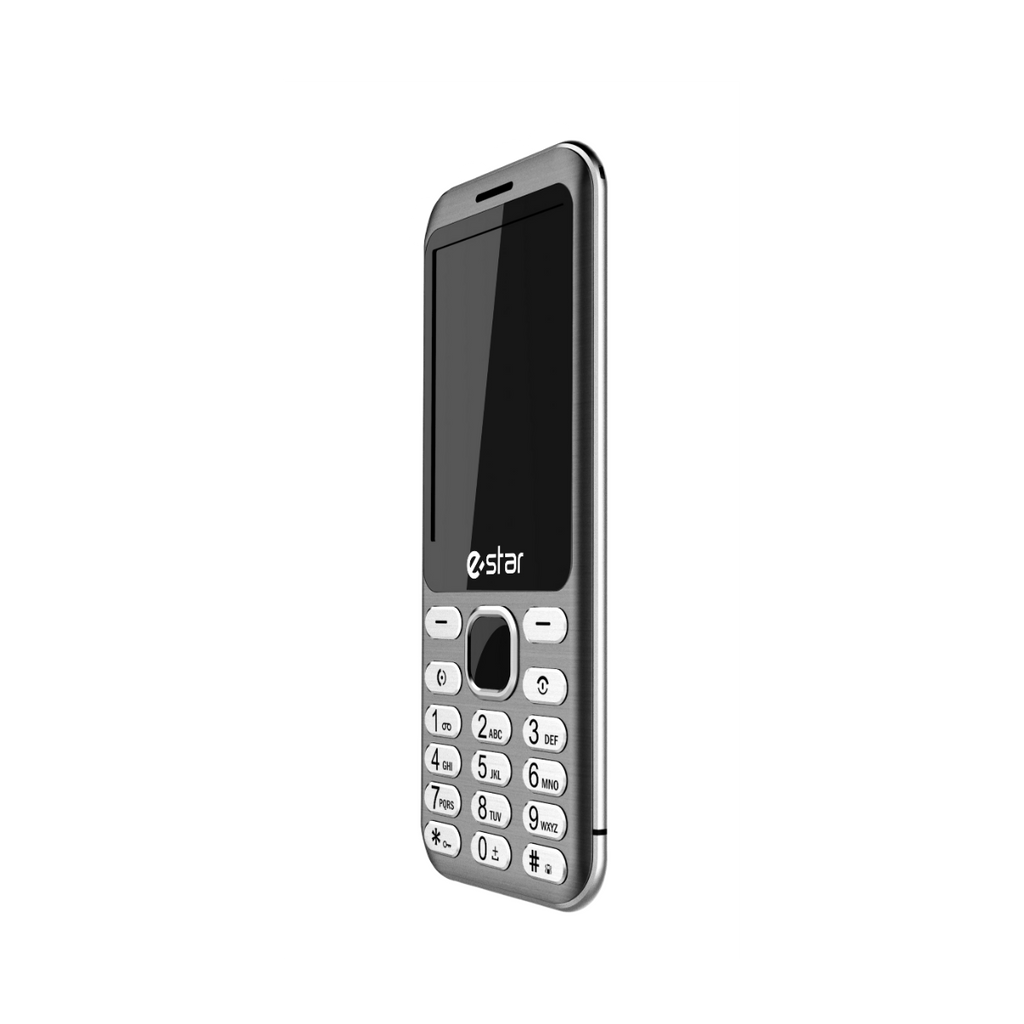 eSTAR X28, Dual SIM Mobile Phone, Bluetooth, Camera, FM Radio, Micro SD Slot - Silver