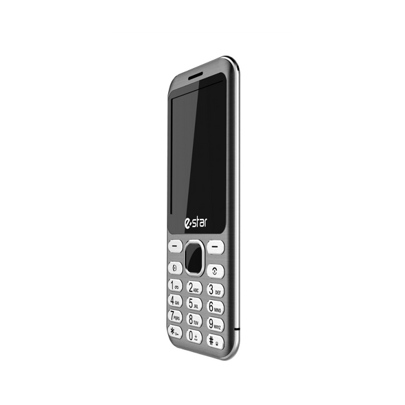 eSTAR X28, Dual SIM Mobile Phone, Bluetooth, Camera, FM Radio, Micro SD Slot - Silver