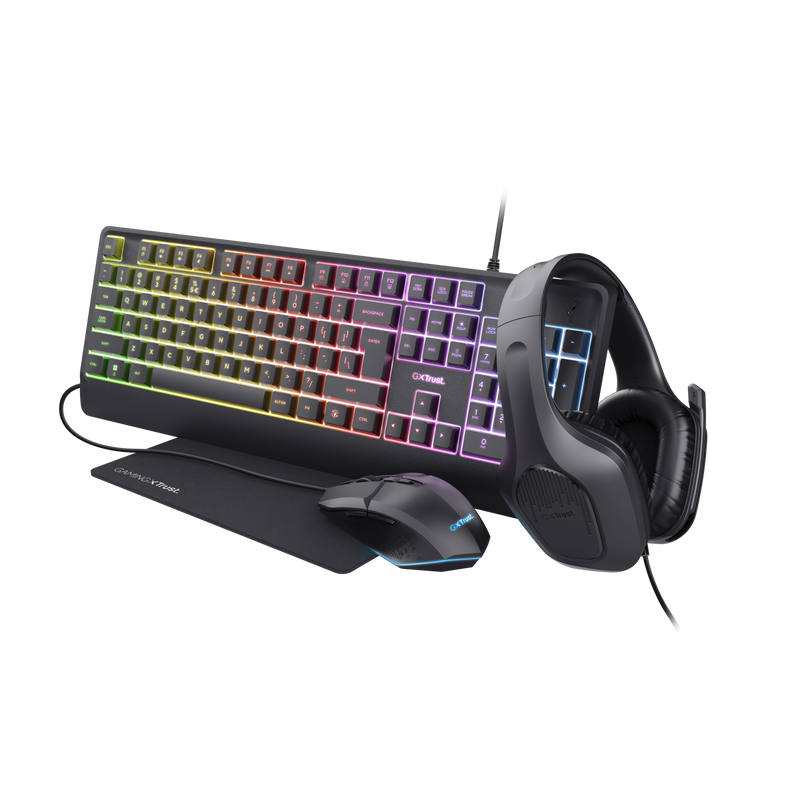 TRUST 4-IN-1 GAMING BUNDLE
GXT 792 QUADROX