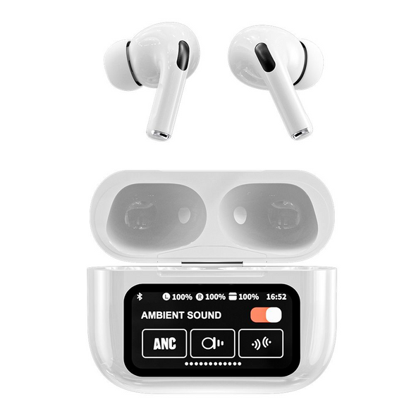 A9 Pro, BT 5.4, TWS, Intelligent Touchscreen Control Charging Box, Active Noise Cancelling Earbuds