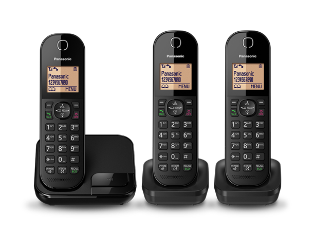 Panasonic TLC 413 Cordless Phone 3 phone System