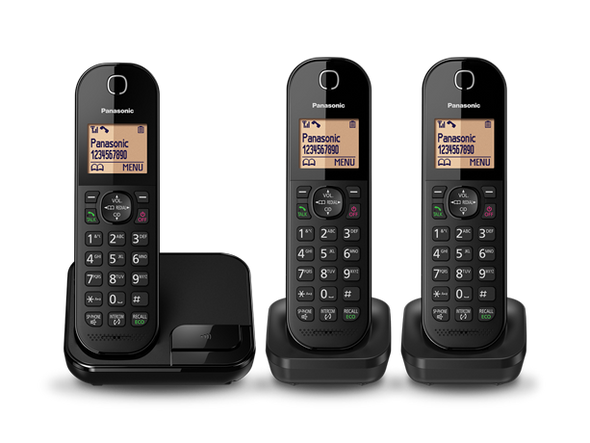 Panasonic TLC 413 Cordless Phone 3 phone System