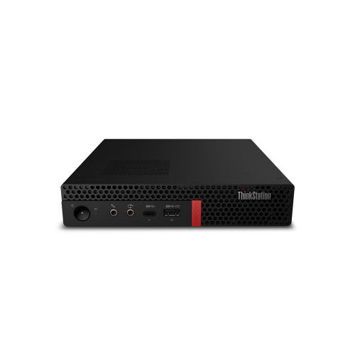 Tiny Lenovo Thinkcentre PC and Monitor Full setup