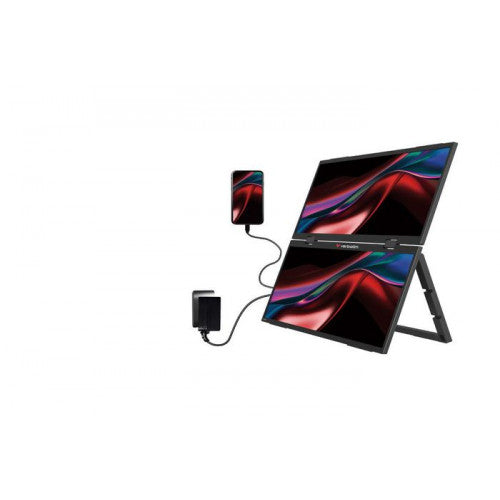 Verbatim Portable Dual screen monitor 15.6