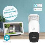 Nedis Outdoor/Indoor fully wireless rechargeable 4mp Smart Security Camera