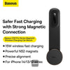 Baseus, C02 Pro Series, Magnetic, Wireless Charging Car Mount, Magsafe Compatible & Universal (Metal 3M Ring)