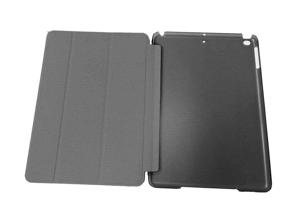 iPad 7th & 8th Gen (2019), A2197/A2198/A2270, 10.2", Classic Case, Transparent Back & Leather - Black