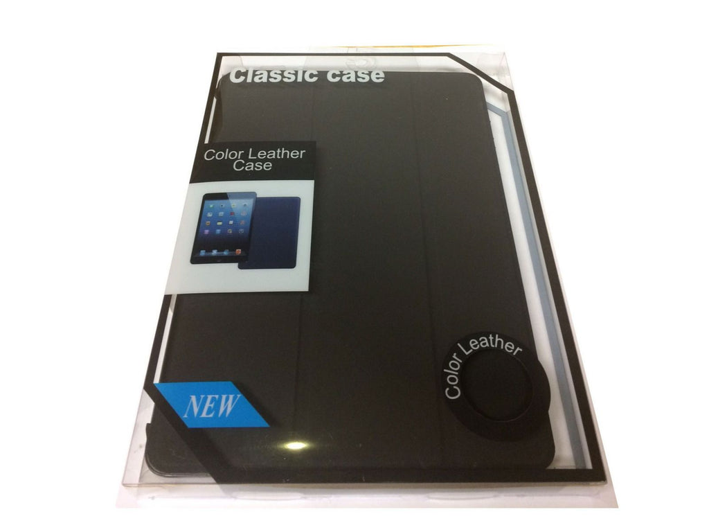 iPad 7th & 8th Gen (2019), A2197/A2198/A2270, 10.2", Classic Case, Transparent Back & Leather - Black