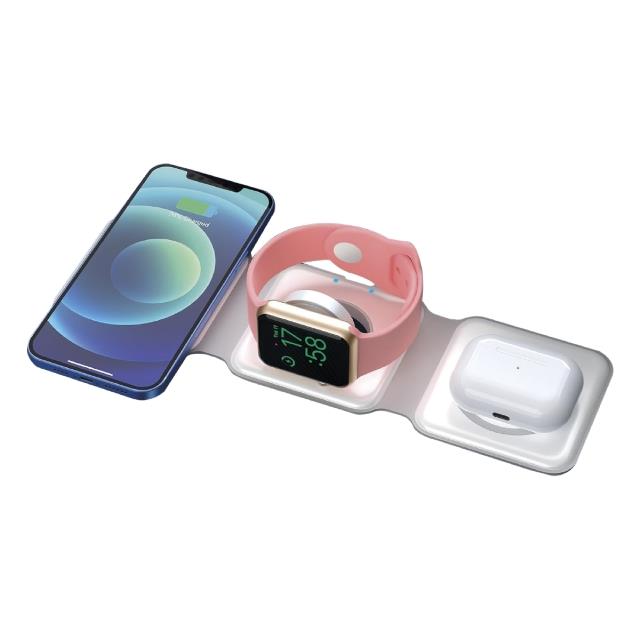 Roll up multi-device QI Wireless charging pad