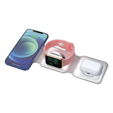 Roll up multi-device QI Wireless charging pad