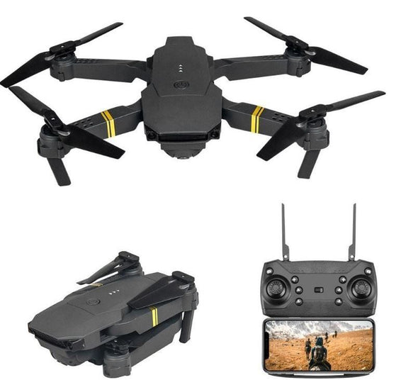 DRONE: Eachine, E58, Wifi, Foldable FPV Drone (1080p Camera Version), SD Card Slot, Smartphone Application with 2 x 1800mAh Batteries