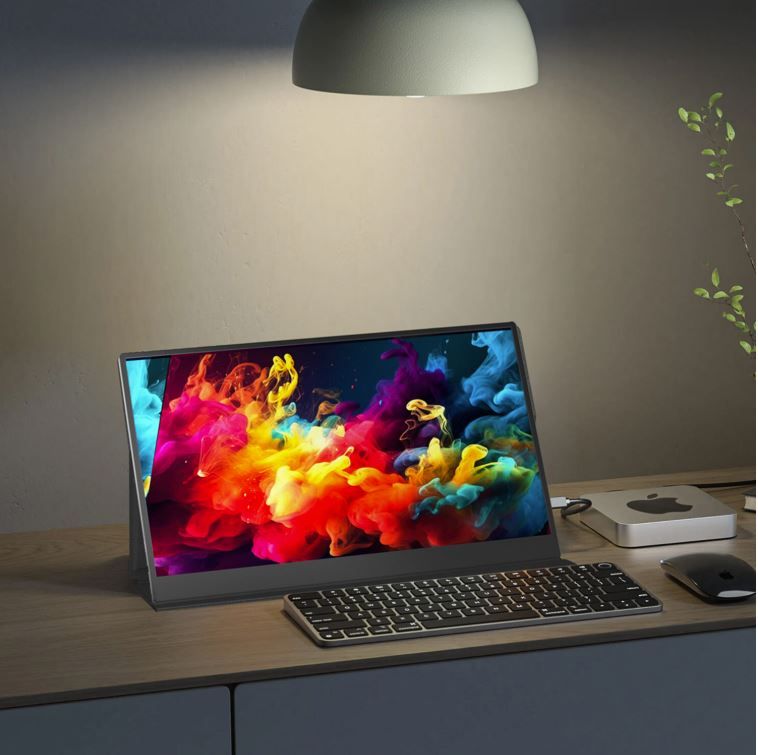Alcopaca Metal Portable Monitor 15.6'' FHD 1920*1080 45%NTCS 250cd/m² 60Hz HDMI