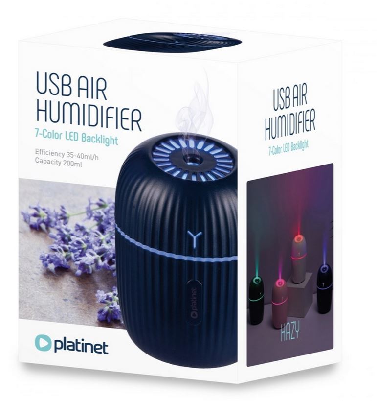 Platinet USB Air Humdifier and RGB lamp