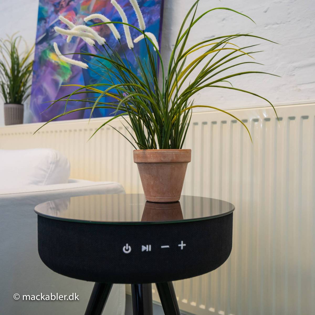 Sinox Bluetooth Speaker Coffee Table Black Ash