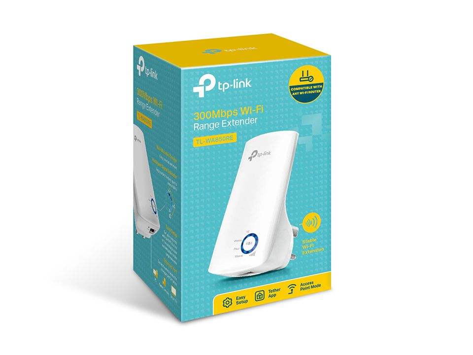 TP-Link, TL-WA850RE, N300, 300Mbps Universal WiFi Range Extender
