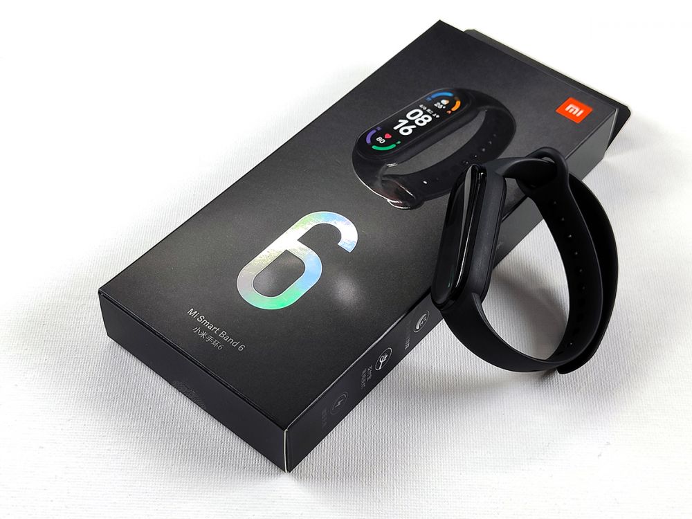 Xiaomi, Mi Band 6 (2021) AMOLED, 5ATM Waterproof, Fitness Tracker with Sp02, Blood Oxygen Sensor