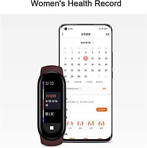 Xiaomi, Mi Band 6 (2021) AMOLED, 5ATM Waterproof, Fitness Tracker with Sp02, Blood Oxygen Sensor