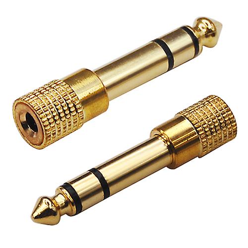 3.5mm Stereo Socket to 6.3mm Jack Headphone Adapter