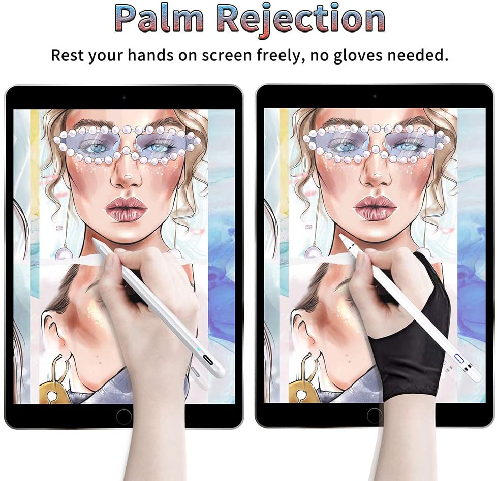 MPIO Stylus Pen for iPad 2018-2020 with Palm Rejection & Tilt