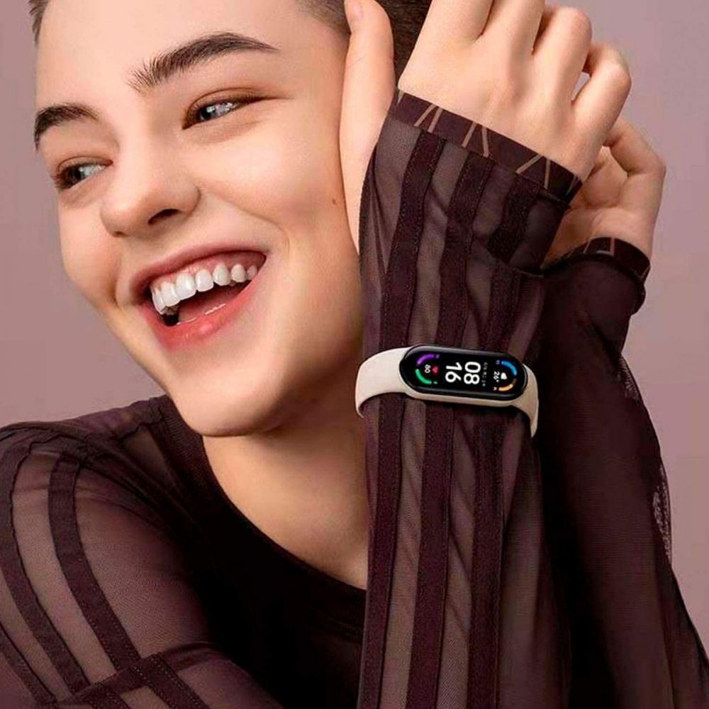 Xiaomi, Mi Band 6 (2021) AMOLED, 5ATM Waterproof, Fitness Tracker with Sp02, Blood Oxygen Sensor